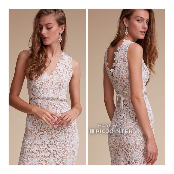 BHLDN Pearl Sash Bridal Lakshmi Belt Wedding - Picture 8 of 8